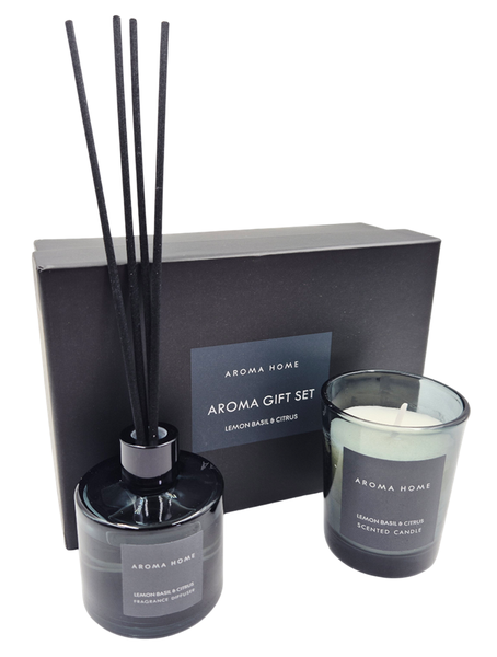 Aroma Home Gift Set - Lemon Basil &amp; Citrus