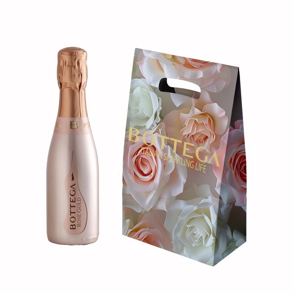 Bottega Rose Gold Brut 200ml in Handbag Gift Pack