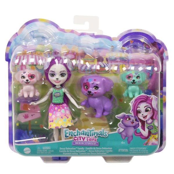 Enchantimals Family Dolls With 3-4 Animal Figures