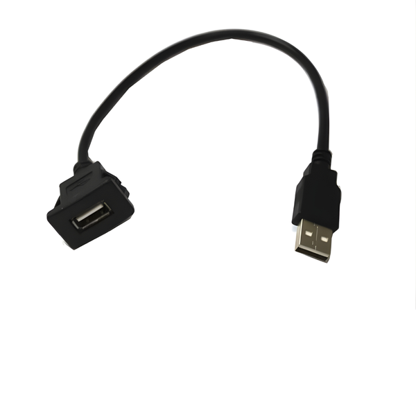 XY-USB2APSF-2/30 USB2.0 Type A Panel Female Receptacle with 30cm Flylead