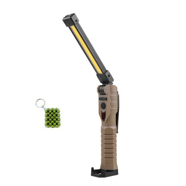 Aerbes AB-Z1135 Rechargeable Portable COB Foldable Work Light + Keychain