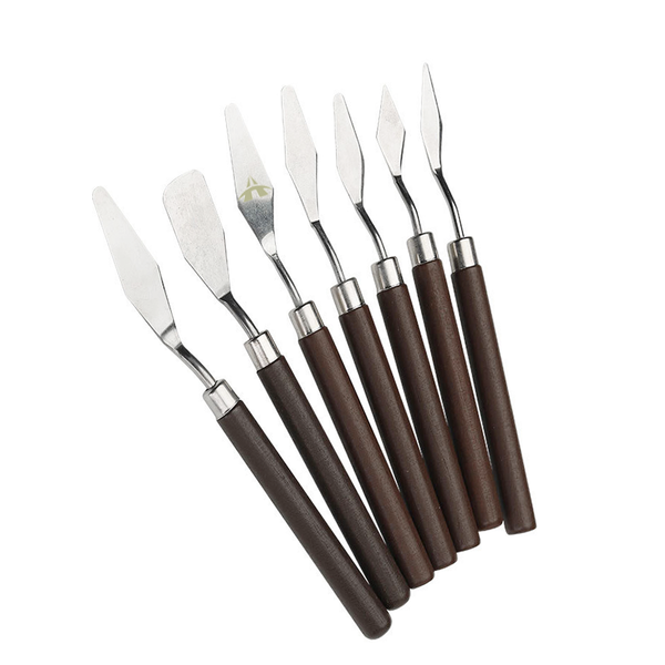 Spatula Palette Knife Oil Painting Mixing Scraper Knife Painting Tool Set