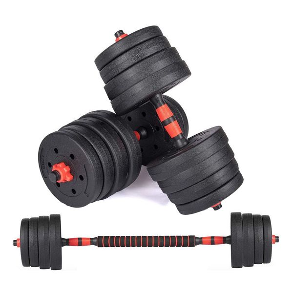 Everlast 30KG Vinyl Barbell &amp; Dumbbell Set