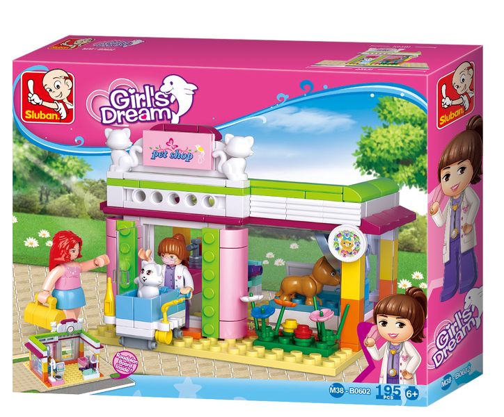 Sluban Pet Shop - 195 Piece