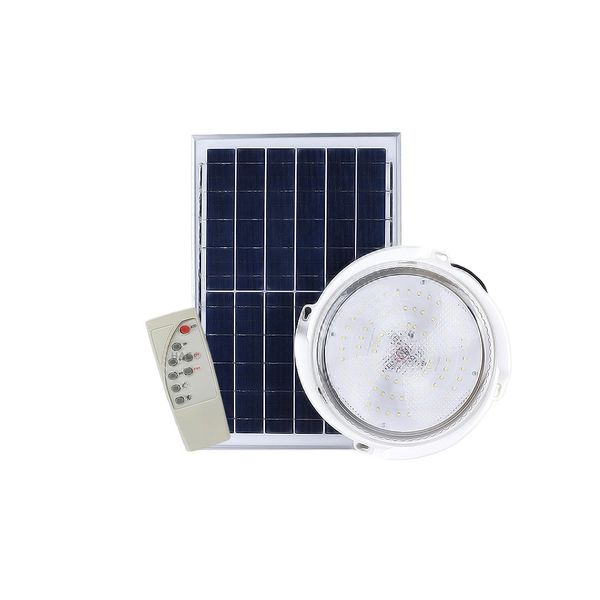 Solar Powered Ceiling Light With Remote Control 60W- SD
