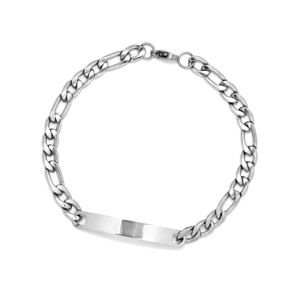 Androgyny Stainless Steel Figaro ID Bracelet