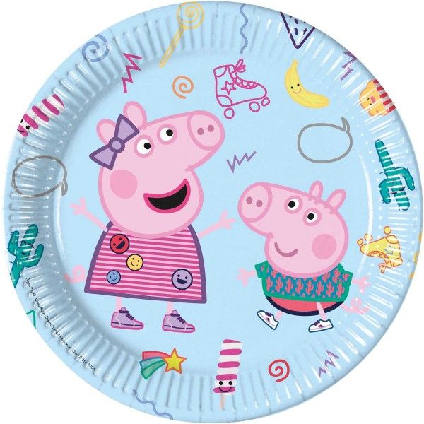 Peppa Pig Messy Play Paper Plates Large 23cm