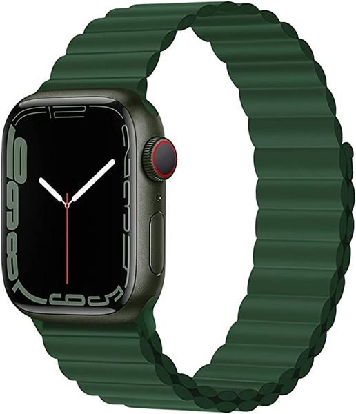 Magnetic Silicone Band for Apple Watch - 38/40/41mm Green - MagneStix