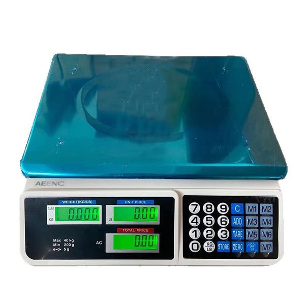 Kitchen Food Scale, Digital Kitchen Scale, Electronic Price Scale - 40kg