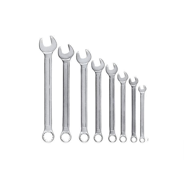 8-Piece Chrome Vanadium Steel Combination Wrench Set