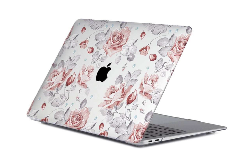 Floral Protective Case Compatible With MacBook Air 13" (M2/M3)