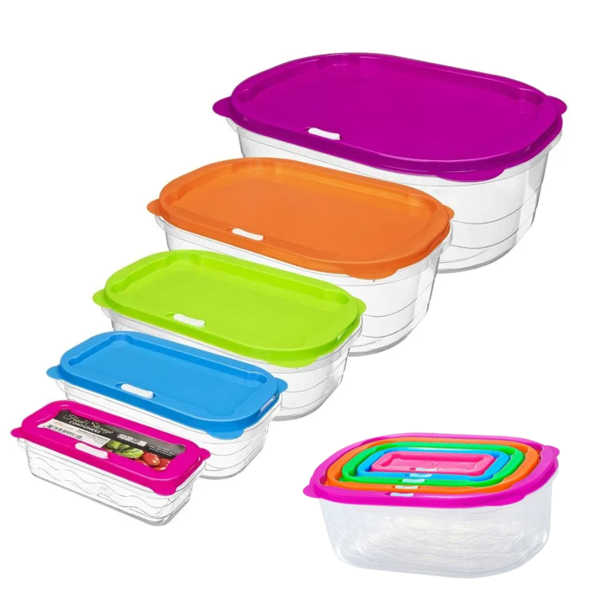 rectangle-rainbow-plastic-food-storage-boxes-5-piece-shop-today