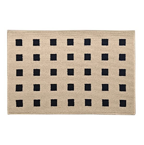Modern Two Colorway Grid Pattern Rug