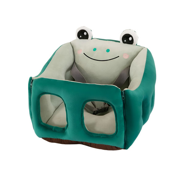 Plush Frog Baby Sofa Chair - Comfortable Support for Sitting