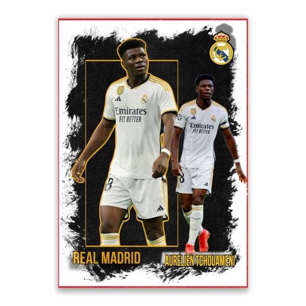 Aurelien Tchouameni Real Madrid Poster - A1