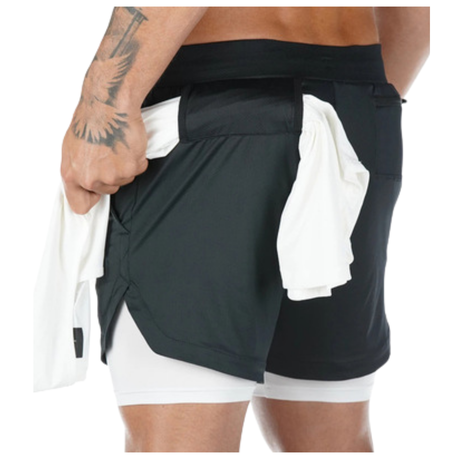 Men's 2 in 1 Running/Workout Shorts with Pockets Quick Dry, Shop Today.  Get it Tomorrow!