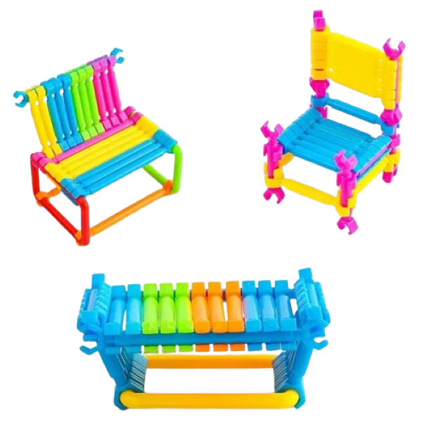 Educational Building Blocks Set, Creative 3D Jigsaw Puzzle - 200piece