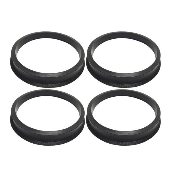 KR Spigot Rings / Wheel Hub Centric Rings Set: 4-Piece (54.1-73.1)