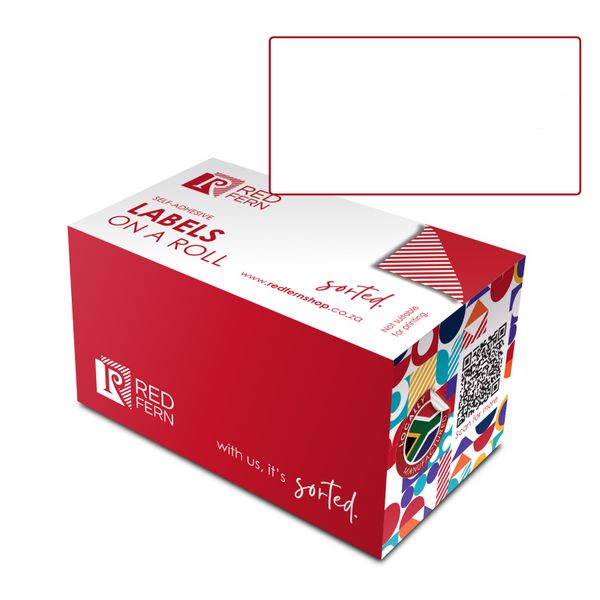Redfern Address Labels White -75mm x 38mm 250 Labels