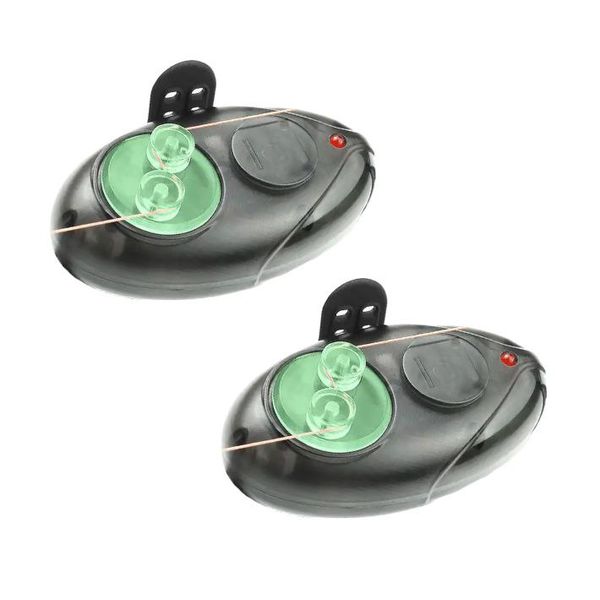 2 x High Sensitivity Fishing Automatic Oval Shaped Alarms