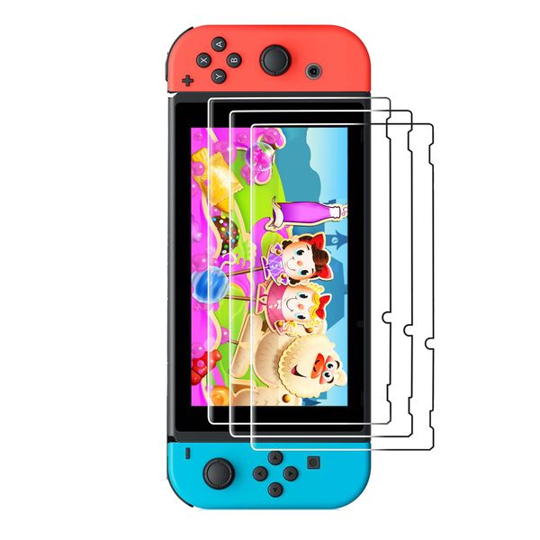 Tempered Glass Screen Protector Compatible with Nintendo Switch - 3-Pack