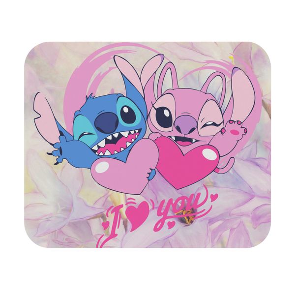 Stitch &amp; Angel Love Mouse Pad