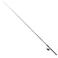 12 foot (3.65 Meter) 2 Piece Fishing Rod - Pink & Gloss Black