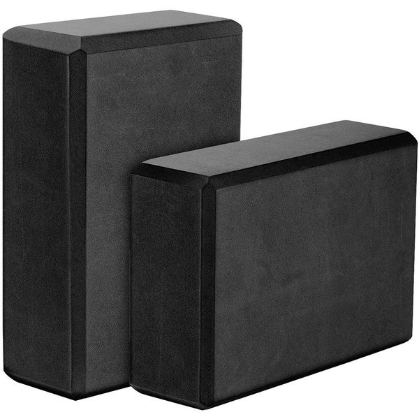 Yoga Blocks 2 Pack Eva Foam Yoga Block Exercise Bricks Purple