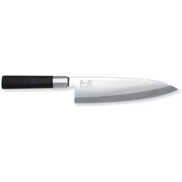 Kai Shun Wasabi Deba Knife 21cm - Black - Japanese Handcrafted
