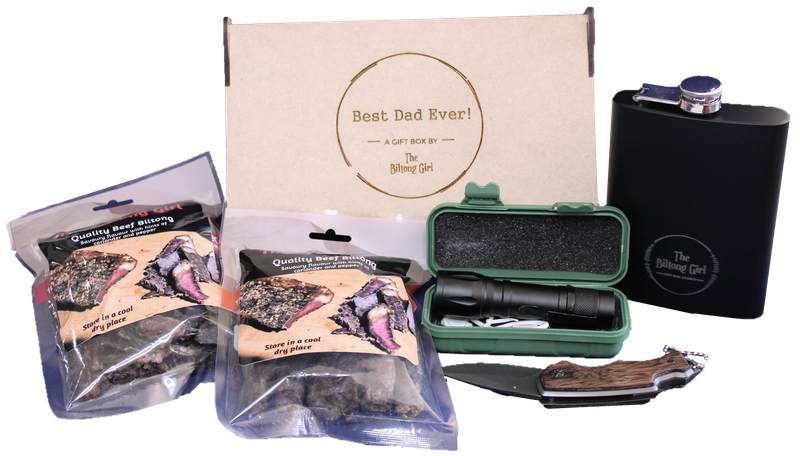 Best Dad Ever Wooden Gift box (Knife, torch, and Hip flask)