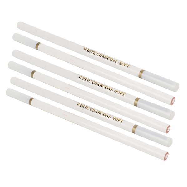 Sketch Pencil Set 6Pcs White Non Toxic