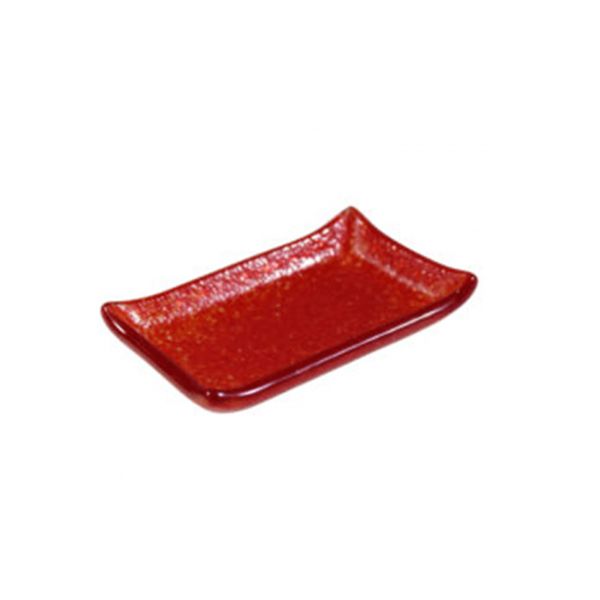 Fortis Canape Tray Rectangular Red 8cm 6 Pcs