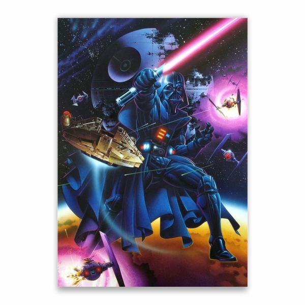Darth Vader Death Star Poster - A1
