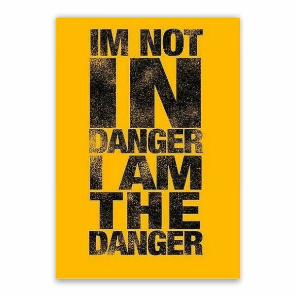 I Am The Danger Poster - A1