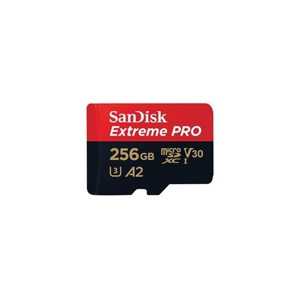 SanDisk Extreme Pro microSD UHS I Card 256GB 200MB/s Read, 90MB/s Write