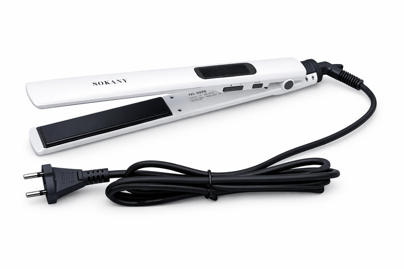 Hair Straightener Slim Ceramic Plates Max 230 C Heat-Sokany HS-950B