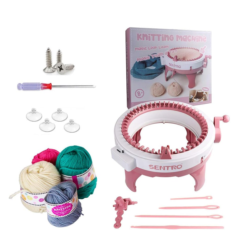 48 Needles Rotary Knitting Machine Kit Shop Today. Get it Tomorrow