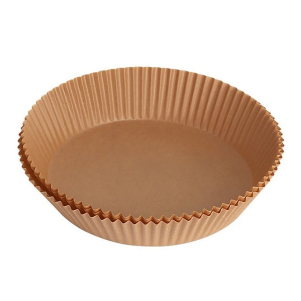 100 Pieces Brown Air Fryer Pad Paper