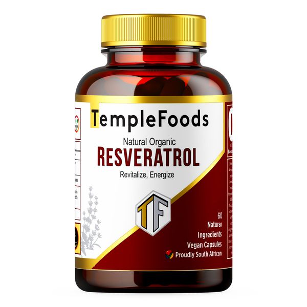 Temple Foods - Resveratrol Natural, Organic with Grape Skins