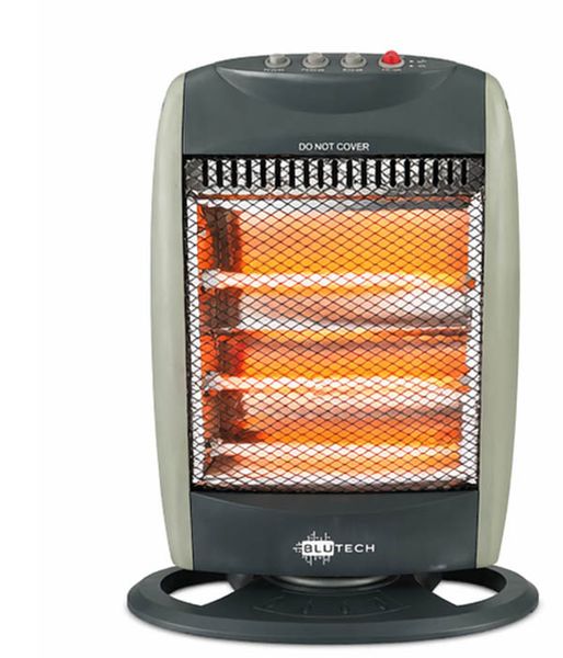 2000W Quartz Electric Heater with 3 Heat Settings &amp; Safety Switch