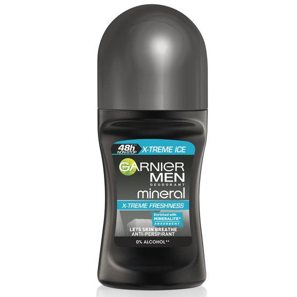 Garnier Mineral Men Roll On X-Treme Ice - 50ml