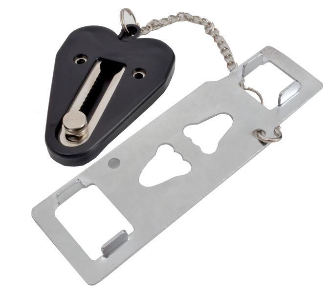 Sanlic Jaguar Hotel Security Travel Door Wedge - Black