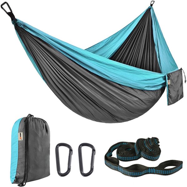 MIkaco Portable Lightweight Camping Nylon Hammock Hanging Chair-270x140cm