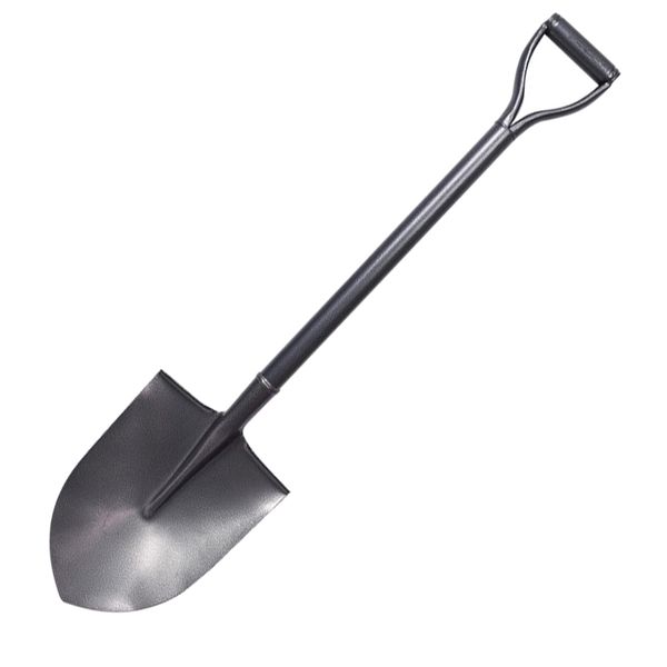 Garden Heavy Duty Stainless Steel Pointed Shovel With Durable D-Handle