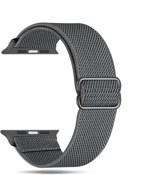 Adjustable Nylon Watch Strap Compatible with Apple- 42 ,44, 45, 46 &amp; 49mm