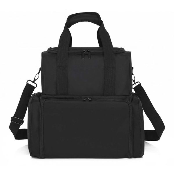 Large Makeup Organizer Bag Waterproof Oxford Cloth w/ Compartments