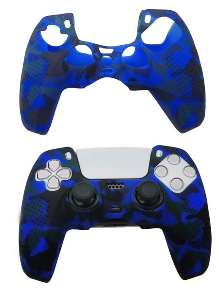 Silicone protection Skin for PS5 Camo Blue