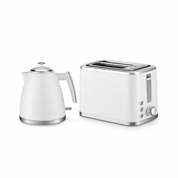 Electric Kettle + Toaster - Matching Set, Stylish