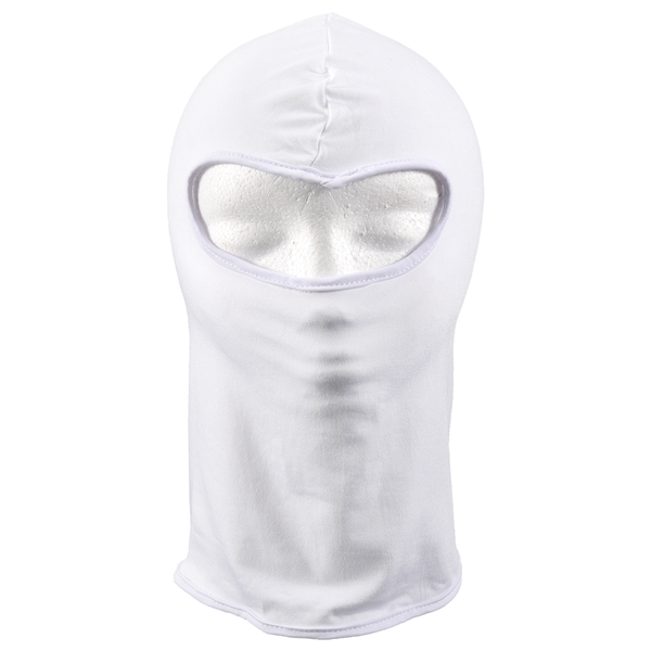 Outdoor Full Face Mask Spandex Cycling Ski CS Mask white