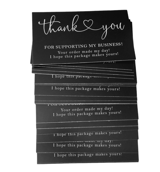 Thank you cards for businesses.(30 pcs)